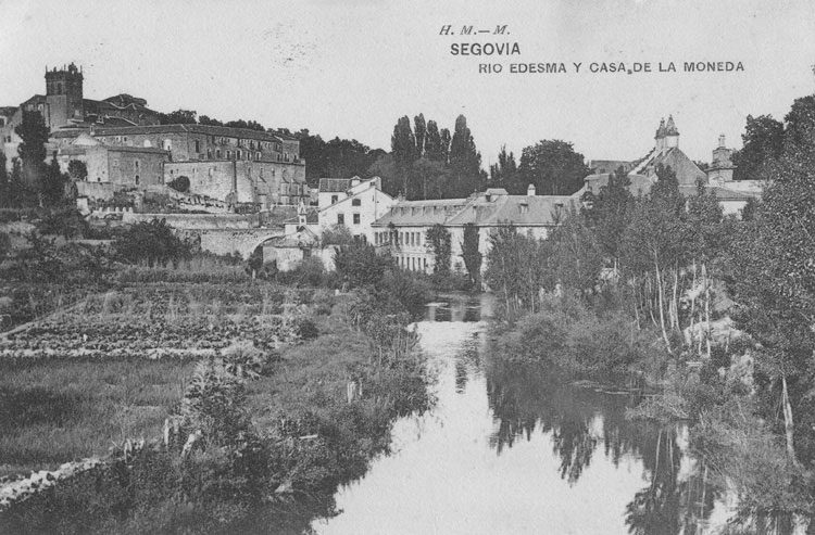 Río Eresma y Casa de la Moneda de Segovia